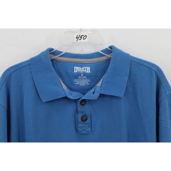 Duluth Trading Polo Mens Size M Blue & Navy Longtail POLO SHIRTS LOT OF 2 - Picture 7 of 9
